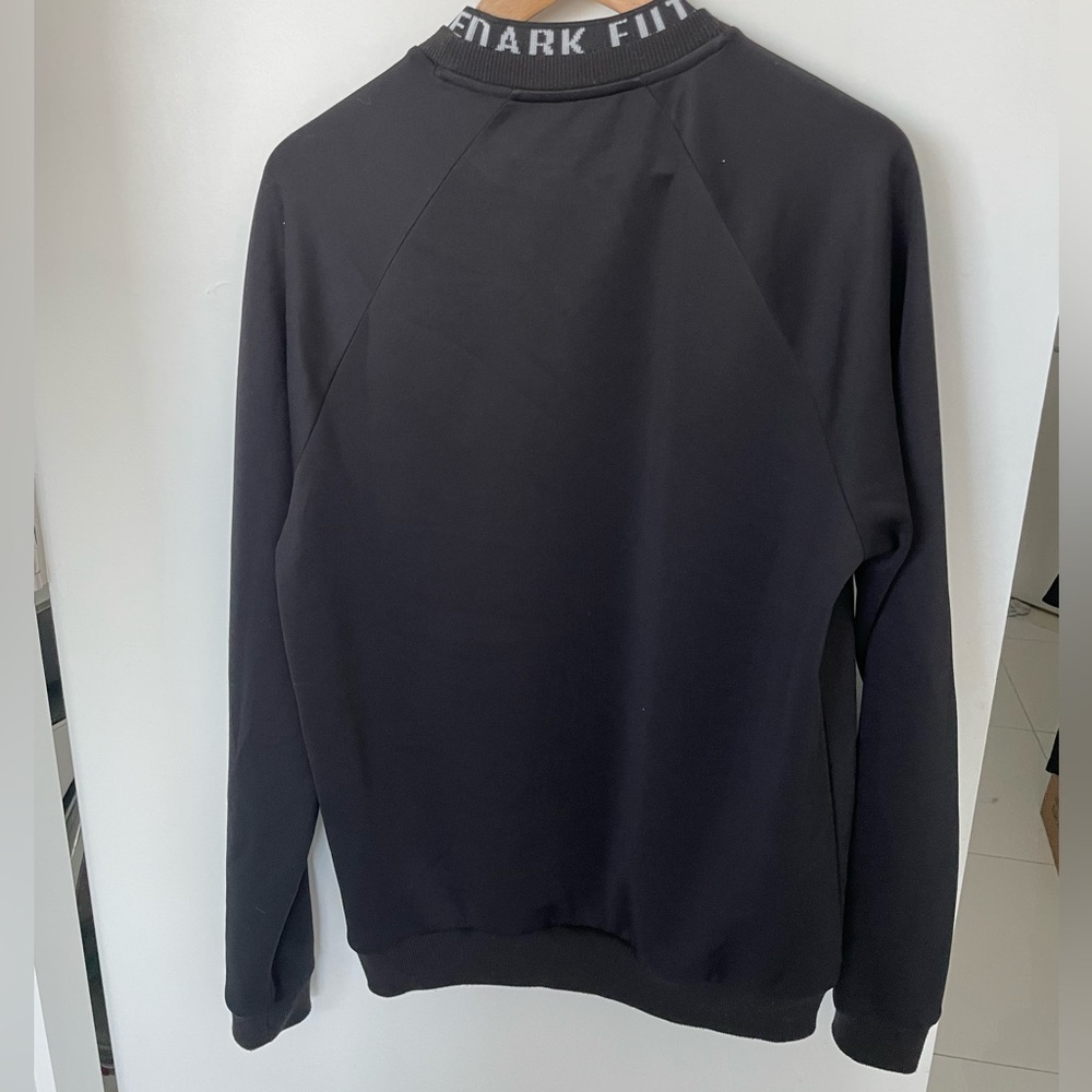 ASOS Black Sweatshirt | “DARK FUTURE” Collar | Size S | Unisex Streetwear - Picture 2 of 3
